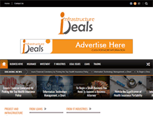Tablet Screenshot of infrastructuredeals.com